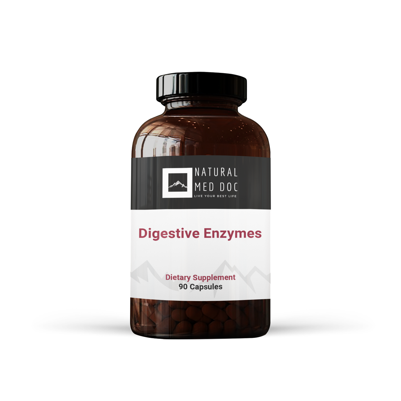 Digestive Enzymes with Betaine HCl (Betaine Hydrochloride) + Pepsin Supplement