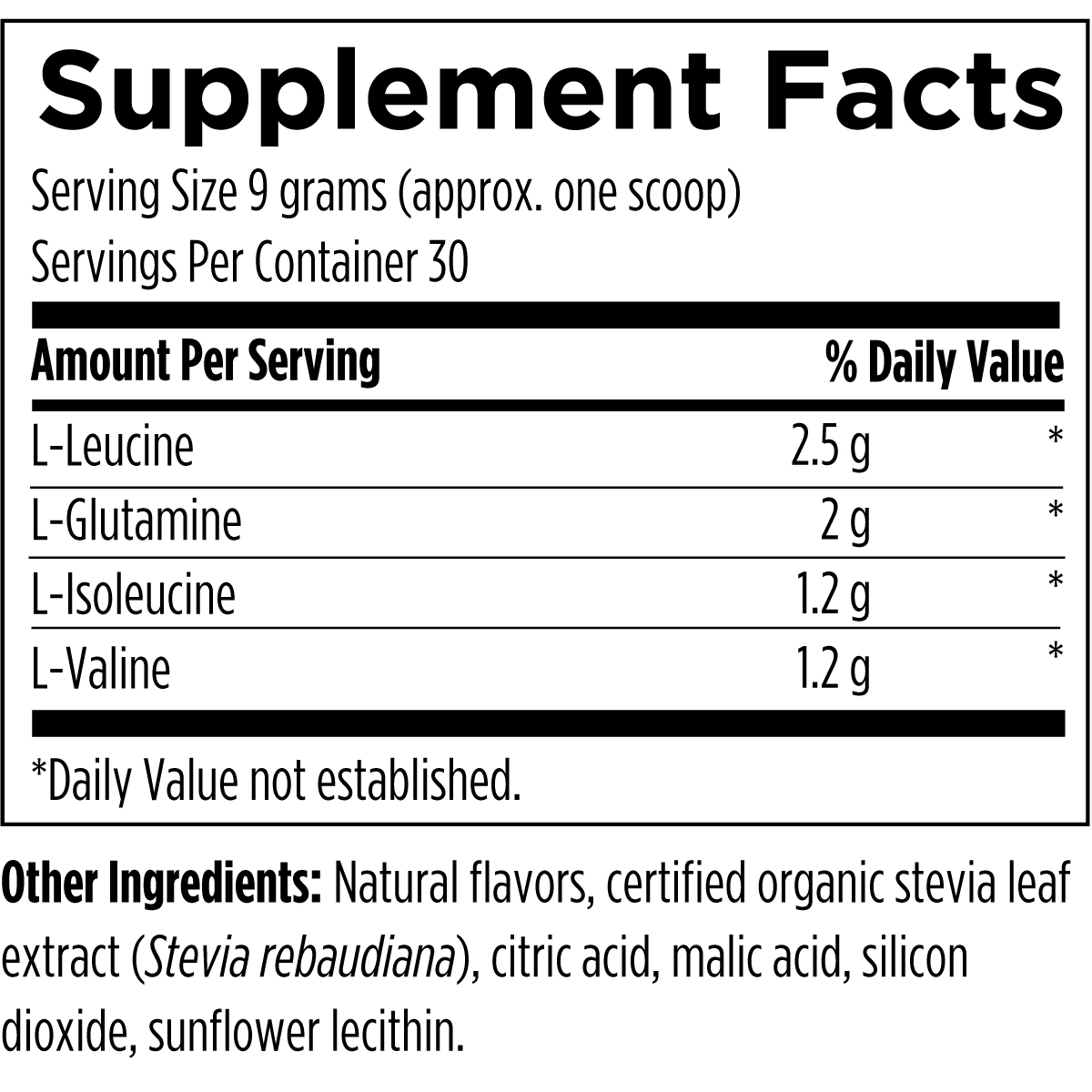 BCAA Powder Natural Med Doc